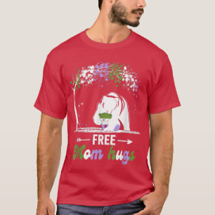 Free Mum Hugs Proud Mama Bear Genderqueer Pride LG T-Shirt