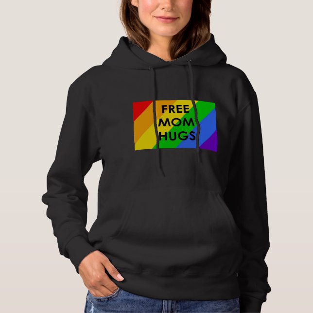 Free Mum Hugs Pullover Hoodie (Front)