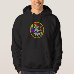 Free Mum Hugs  Rainbow Heart Lgbt Pride Month 1 Hoodie