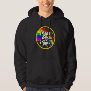 Free Mum Hugs Rainbow Heart Lgbt Pride Month 4 Hoodie