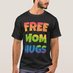 Free Mum Hugs Rainbow T-Shirt