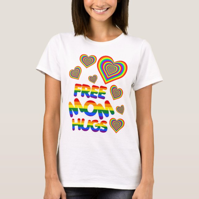 Free Mum Hugs T-Shirt (Front)