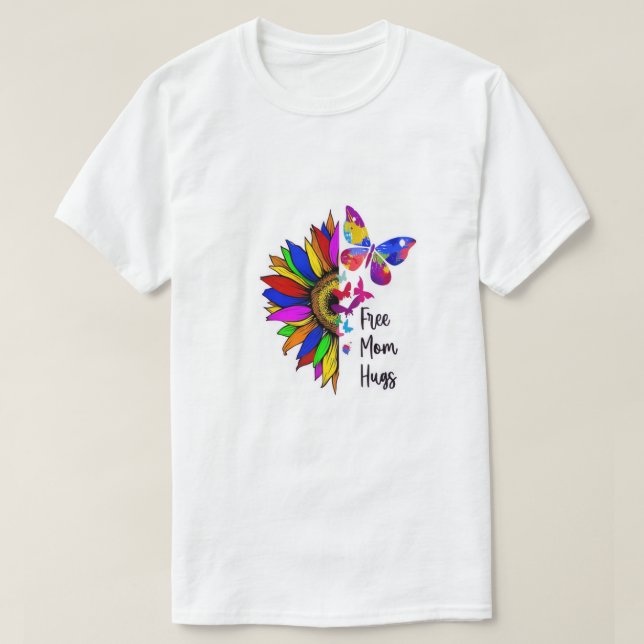 free-mum-hugs T-Shirt (Design Front)