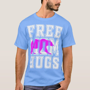 Free Mummy Mum Hugs Pink Bear T-Shirt