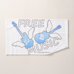 Free Music    Bath Towel Set