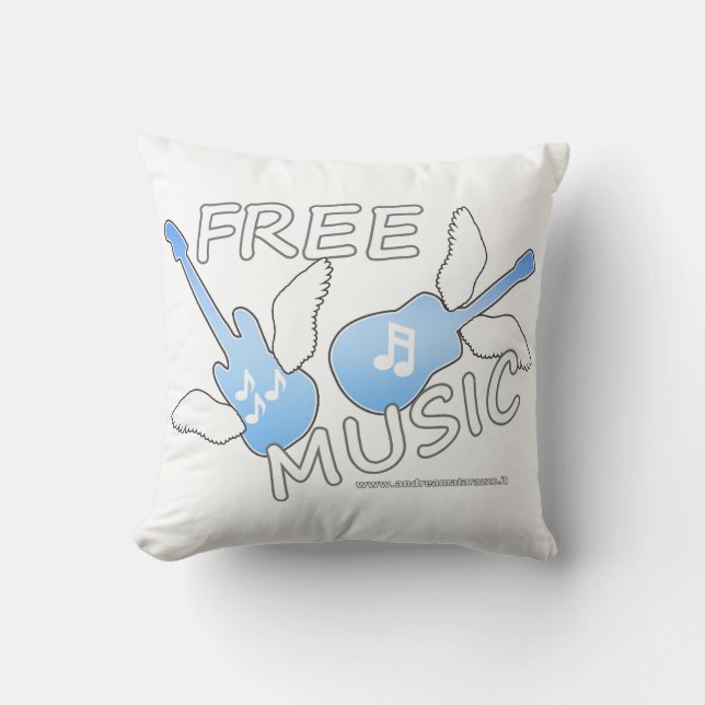 Free Music   Cushion (Front)
