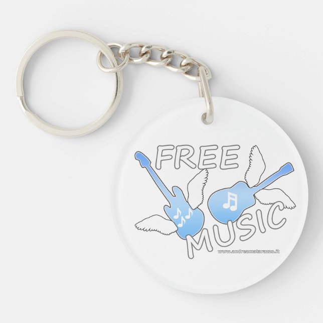 Free Music   Key Ring (Front)