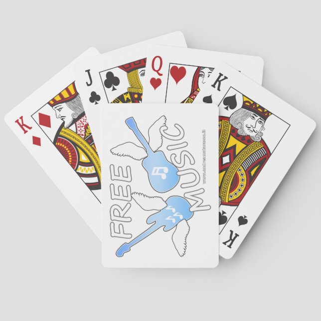 Free Music   Playing Cards (Back)