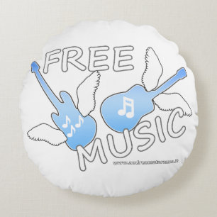 Free Music    Round Cushion