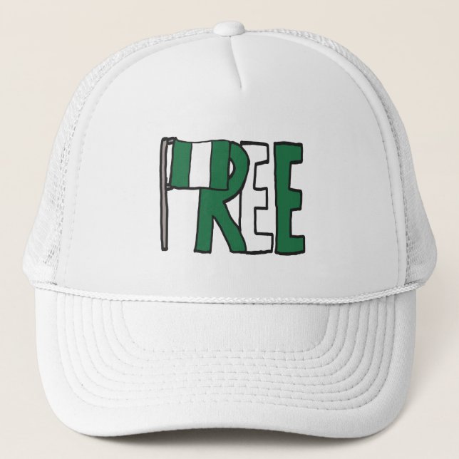 Free Nigeria Trucker Hat (Front)