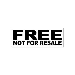 FREE Not for Resale  Self-inking Stamp