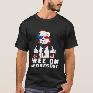 Free On Wednesdays 2024 Election Funny Trump Biden T-Shirt