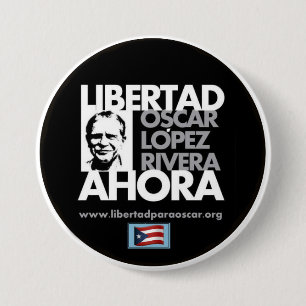 Free Oscar Lopez Rivera 7.5 Cm Round Badge