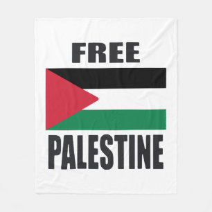 Free Palastine Fleece Blanket