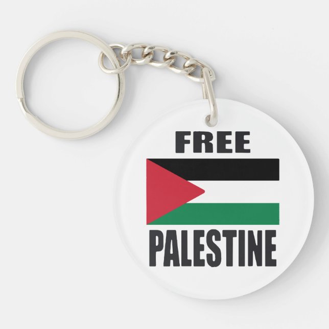 Free Palastine Key Ring (Front)