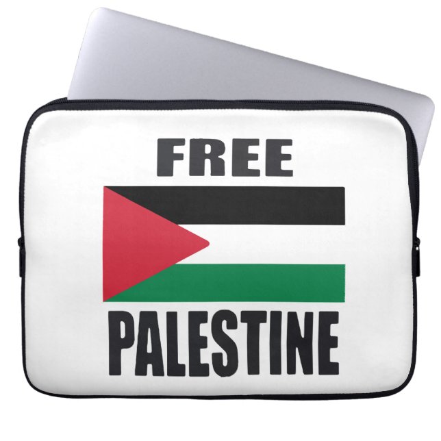 Free Palastine Laptop Sleeve (Front)