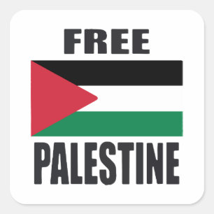Free Palastine Square Sticker