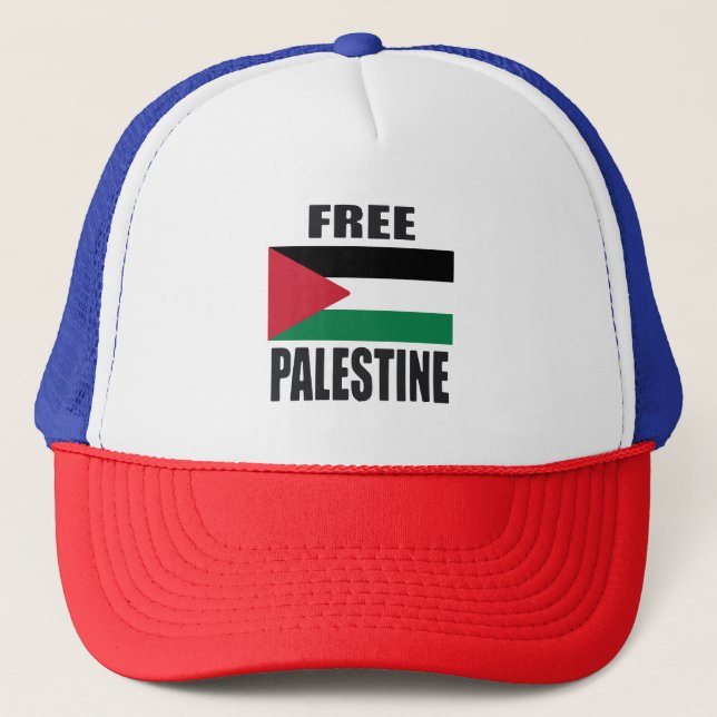Free Palastine Trucker Hat (Front)