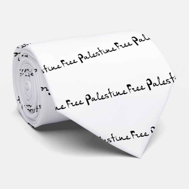 Free Palestine - فلسطين علم  - Palestinian Flag Tie (Rolled)
