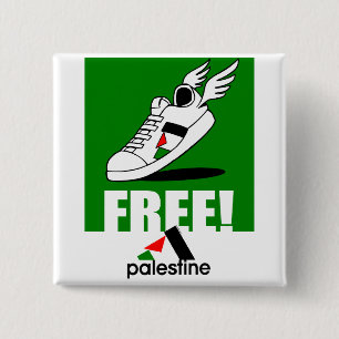 Free! Palestine 15 Cm Square Badge