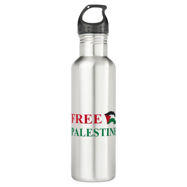 free palestine #2 710 ml water bottle (Front)