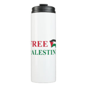free palestine #2 thermal tumbler