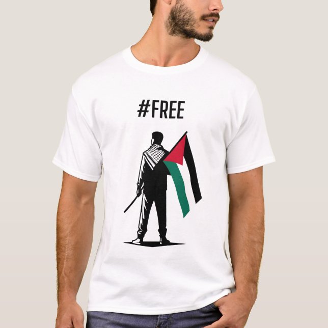 FREE PALESTINE:3 ALL LIVES ARE EQUAL: Solidarity  T-Shirt (Front)