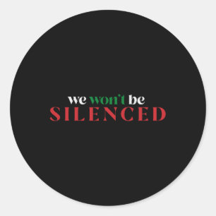 Free Palestine Anti Apartheid Resist Social Justic Classic Round Sticker