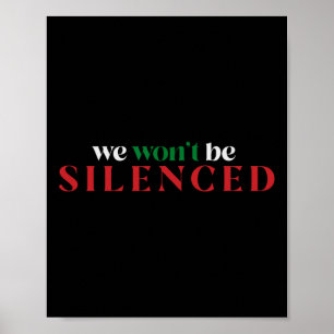 Free Palestine Anti Apartheid Resist Social Justic Poster
