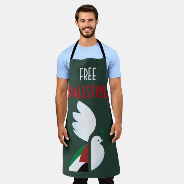 Free Palestine Apron (Worn)