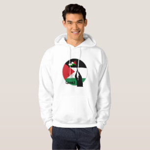 Free Palestine Arabic text Hoodie