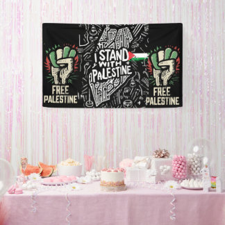 free palestine banner