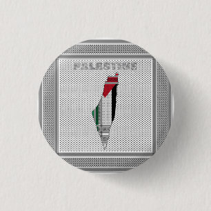 Free Palestine button - Palestinian Pin Button 