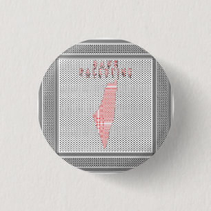 Free Palestine button - Palestinian Pin Button 