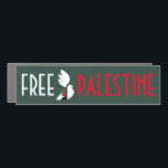 Free Palestine Car Magnet<br><div class="desc">peace dove with the Palestinian flag,  support for Palestine</div>