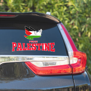 Free Palestine Car Sticker