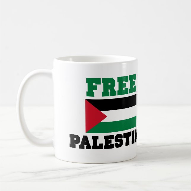 Free Palestine Coffee Mug (Left)
