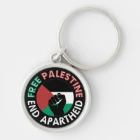 Free Palestine End Apartheid Flag Fist Black