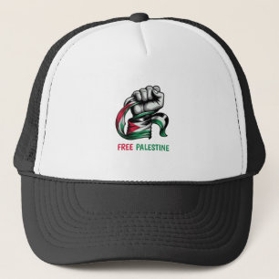 Free Palestine end apartheid Gaza Trucker Hat