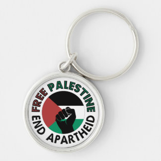 Free Palestine End Apartheid Palestine Flag Key Ring