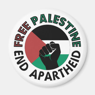 Free Palestine End Apartheid Palestine Flag Magnet