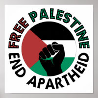 Free Palestine End Apartheid Palestine Flag
