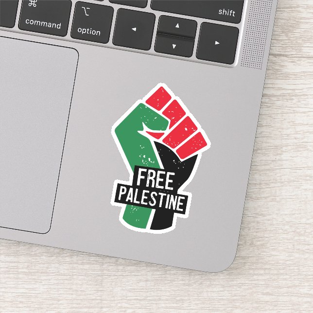 Free Palestine fist (Detail)