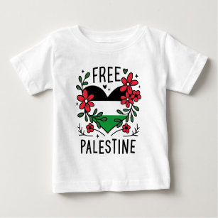 Free palestine flag baby T-Shirt