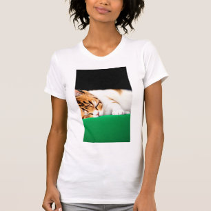 FREE PALESTINE Flag Cat  T-Shirt