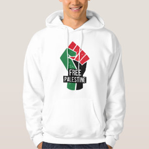 Free Palestine flag fist Hoodie