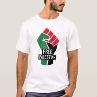 Free Palestine flag fist