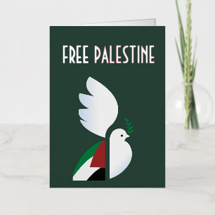 Free Palestine Foil Greeting Card – Peace