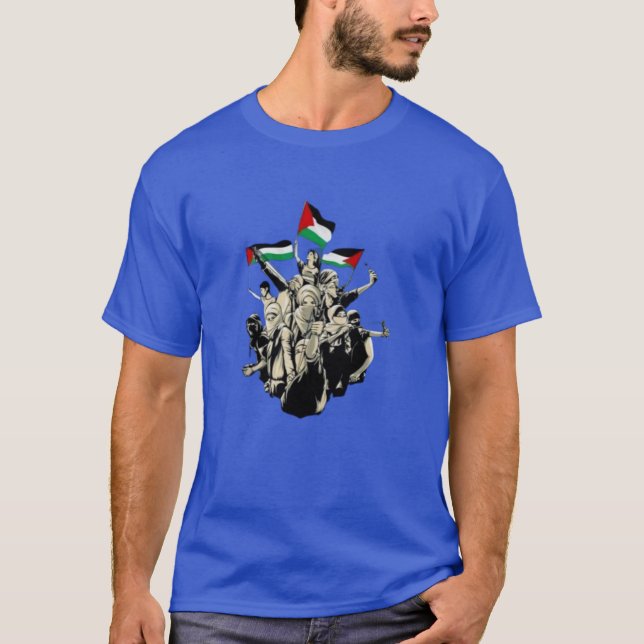 Free Palestine Free gaza Freedom T-Shirt (Front)