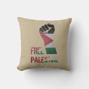 free palestine freedom for palestine cushion